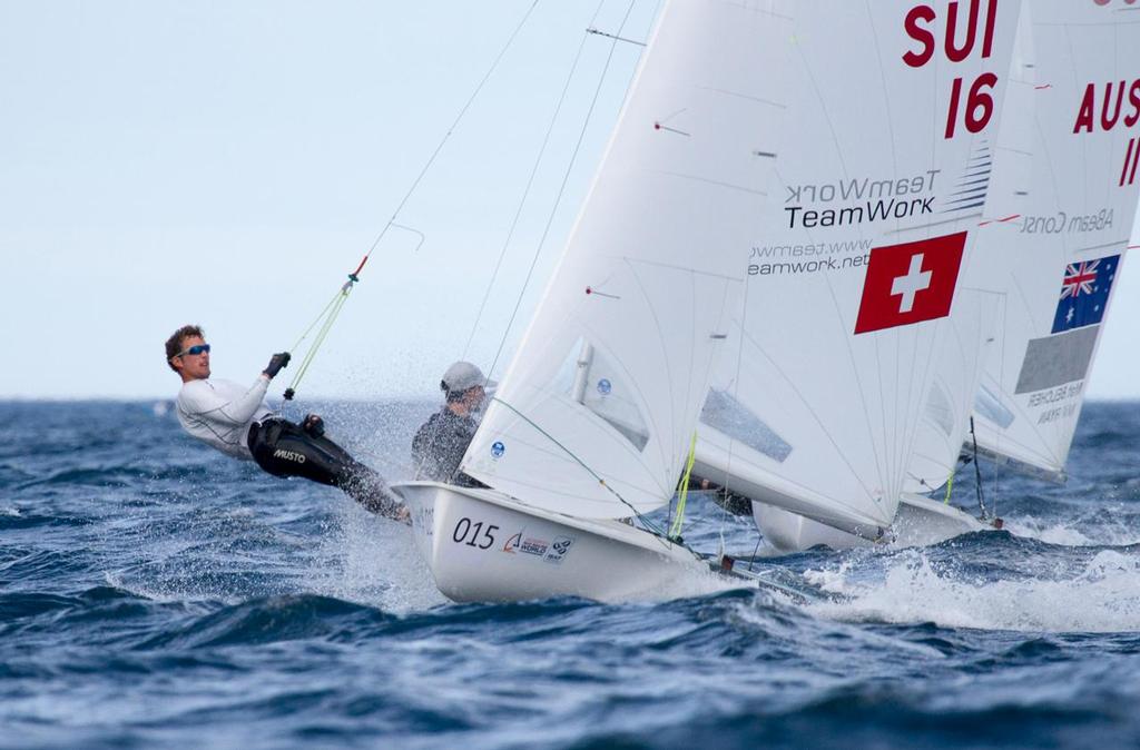 Yannick BRAUCHLI and Romuald HAUSSER (SUI16) - 2014 470 Men and Women World Championship © Nikos Alevromytis / Alen Photography http://www.alen.gr